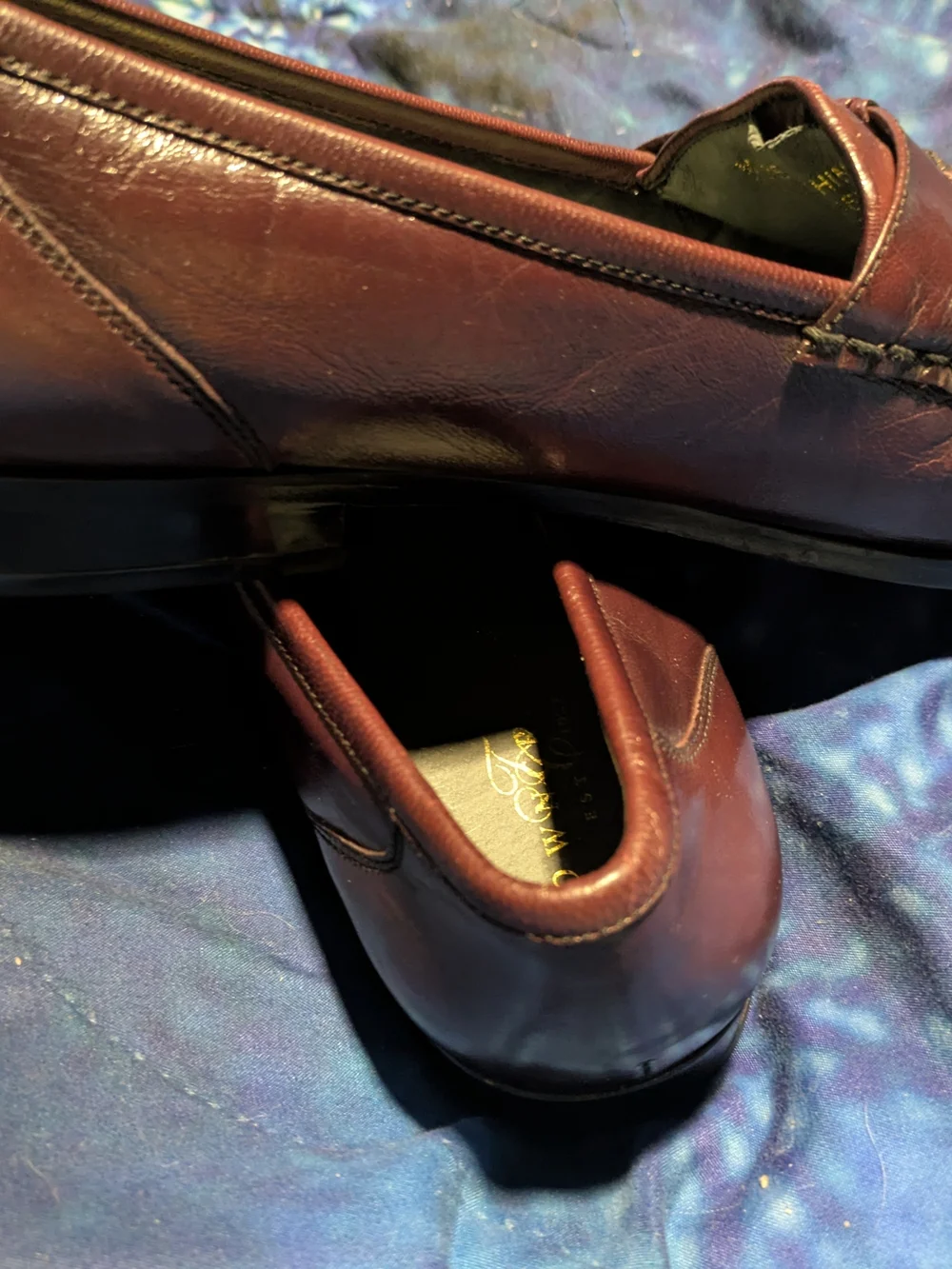 Vintage Town & Craft Brown Leather Kiltie Tassel Loafers | Preppy Grandadcore